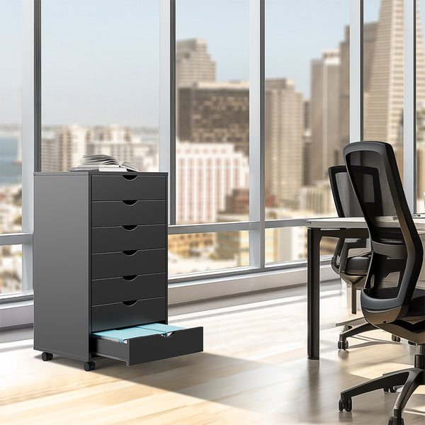 CONCETTA Drawer File Cabinet, Lateral Filing Under Desk Storage Organizer with Wheels for Home Office