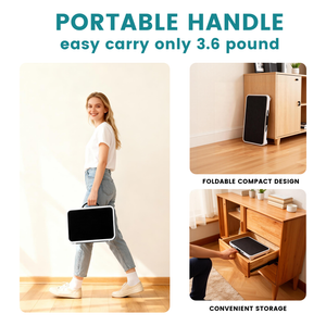 Foldable car wash stool with carrying handle and non-slip platform, single-step rubber foot ladder, supports up to 330 lbs, sturdy metal folding stool, suitable for RVs, trucks, home kitchen