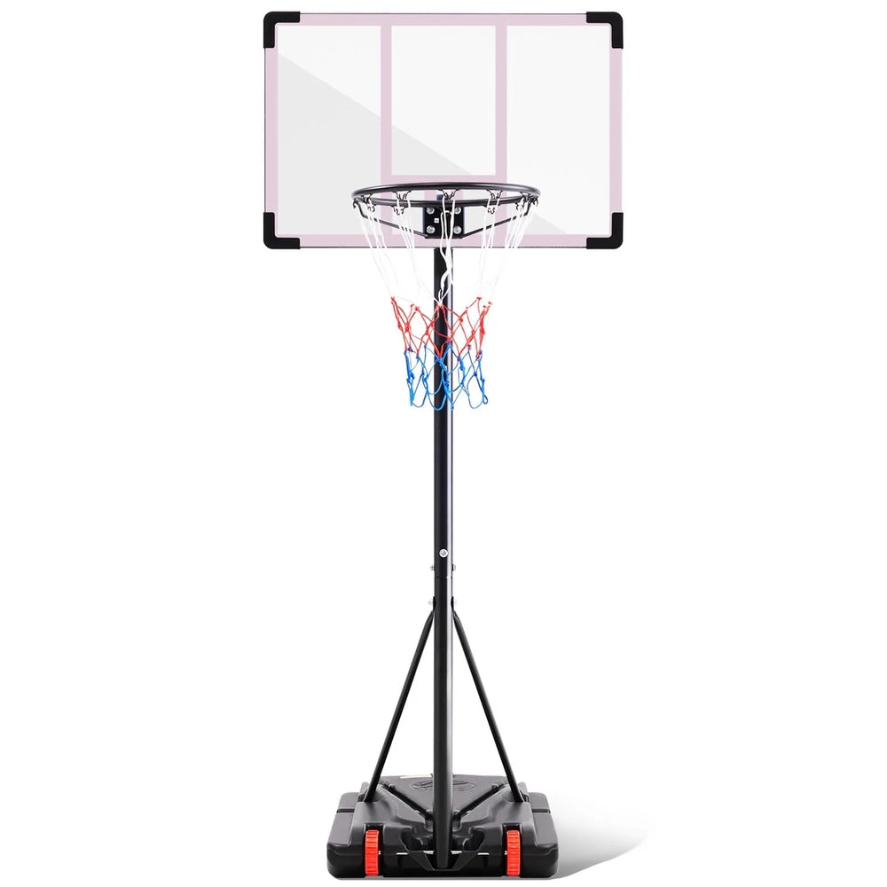 CONCETTA Basketball Hoop, Adjustable Portable Outdoor Indoor for Youth Adults Kids Driveway Backyard Sturdy Durable Goal System
