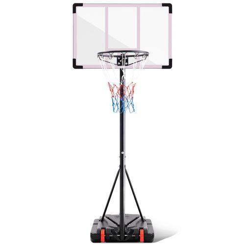 CONCETTA Basketball Hoop, Adjustable Portable Outdoor Indoor for Youth Adults Kids Driveway Backyard Sturdy Durable Goal System