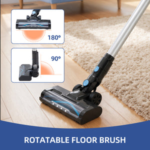 CONCETTA Cordless Vacuum Cleaner with Self-Standing, LED Screen, Lightweight Powerful Suction, 6-in-1 Rechargeable for Home Carpets, Pet Hair, Hardwood Floors
