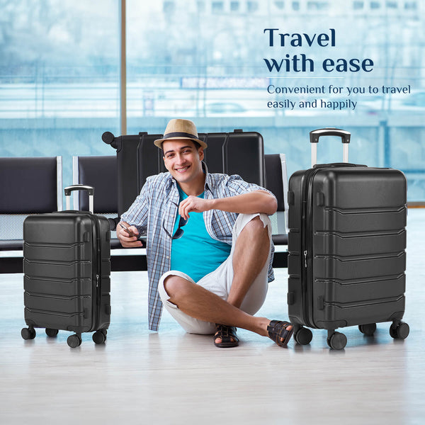 CONCETTA Lightweight Trolley Case - 20/24/28 inches, with TSA lock, portable, for travelling, business trips