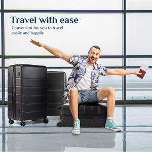 CONCETTA Lightweight Trolley Case - 20/24/28 inches, with TSA lock, portable, for travelling, business trips