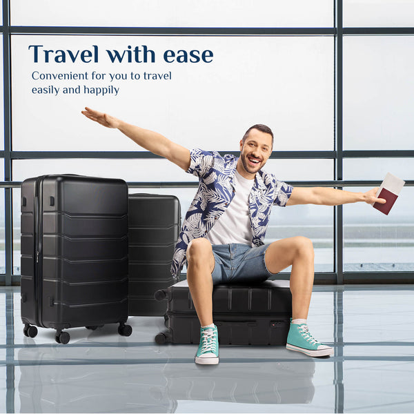 CONCETTA Lightweight Trolley Case - 20/24/28 inches, with TSA lock, portable, for travelling, business trips