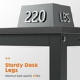 CONCETTA 49 Inch Modern L Shaped Computer Desk with Lower Storage Shelf & Side Bag, Two-Way Convertible Corner Gaming Table for Home Office