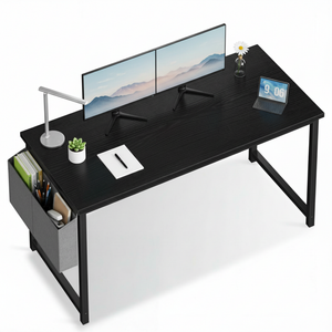 CONCETTA Computer Writing Desk with Storage Bag, Steel Frame for Home Office Study