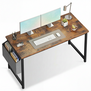 CONCETTA Computer Writing Desk with Storage Bag, Steel Frame for Home Office Study