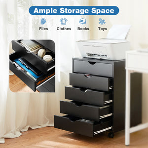 #Color_Black#Style_5 Drawers