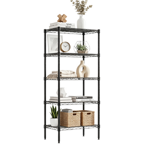 CONCETTA Metal Wire Shelving Unit, Adjustable Storage Rack for Kitchen, Garage, or Living Room