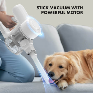 CONCETTA Lightweight Cordless Vacuum Cleaner,  For Home Hard Floor Carpet Pet Hair