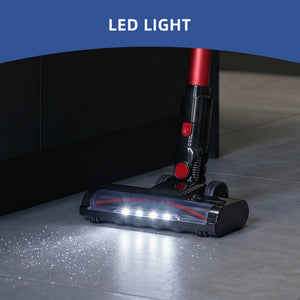 CONCETTA Cordless Vacuum Cleaner with Self-Standing, LED Screen, Lightweight Powerful Suction, 6-in-1 Rechargeable for Home Carpets, Pet Hair, Hardwood Floors
