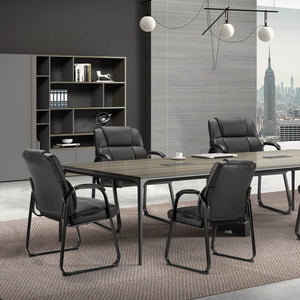 JOINSUN Waiting Room Chairs-Big and Tall PU Leather Without Wheels£¬for Reception Area Conference Room Lobby Home Computer Desk Bedroom Elderly