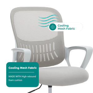 CONCETTA Tall Office Chair for Standing Desk with Adjustable Foot Ring,Counter Height Office Chairs