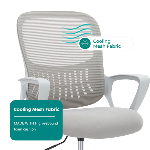 CONCETTA Tall Office Chair for Standing Desk with Adjustable Foot Ring,Counter Height Office Chairs