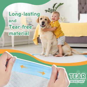 JOINSUN Ultra Absorbent Puppy Training Pads, Leak-Proof, Quick-Dry Surface, Perfect for Dog Pee