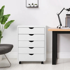 CONCETTA Drawer File Cabinet, Lateral Filing Under Desk Storage Organizer with Wheels for Home Office