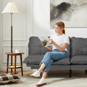 CONCETTA Sleeper Futon Sofa Couch Bed-Memory Foam Couch, Convertible Living Room Couch, Apartment, Studio, Office, Meeting, Living Room