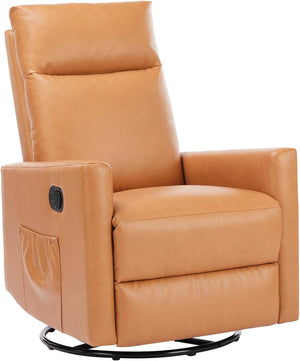 CONCETTA Rocking Chair Nursery, Swivel Rocker Recliner Chair, Nursery Rocking Chairs, Manual Upholstered Seating Recliner