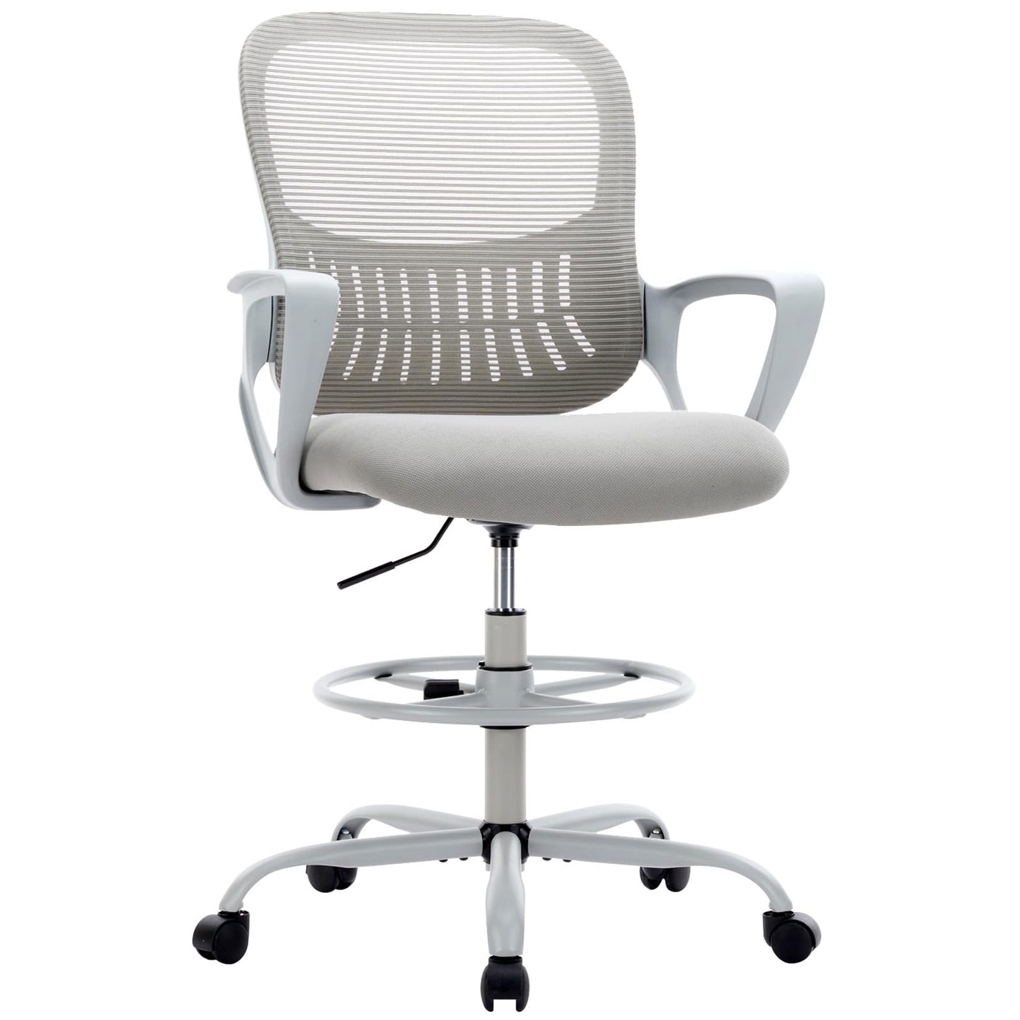 CONCETTA Ergonomic Office Home Desk Mesh Fixed Armrest