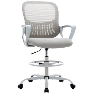 JOINSUN Ergonomic Office Home Desk Mesh Fixed Armrest