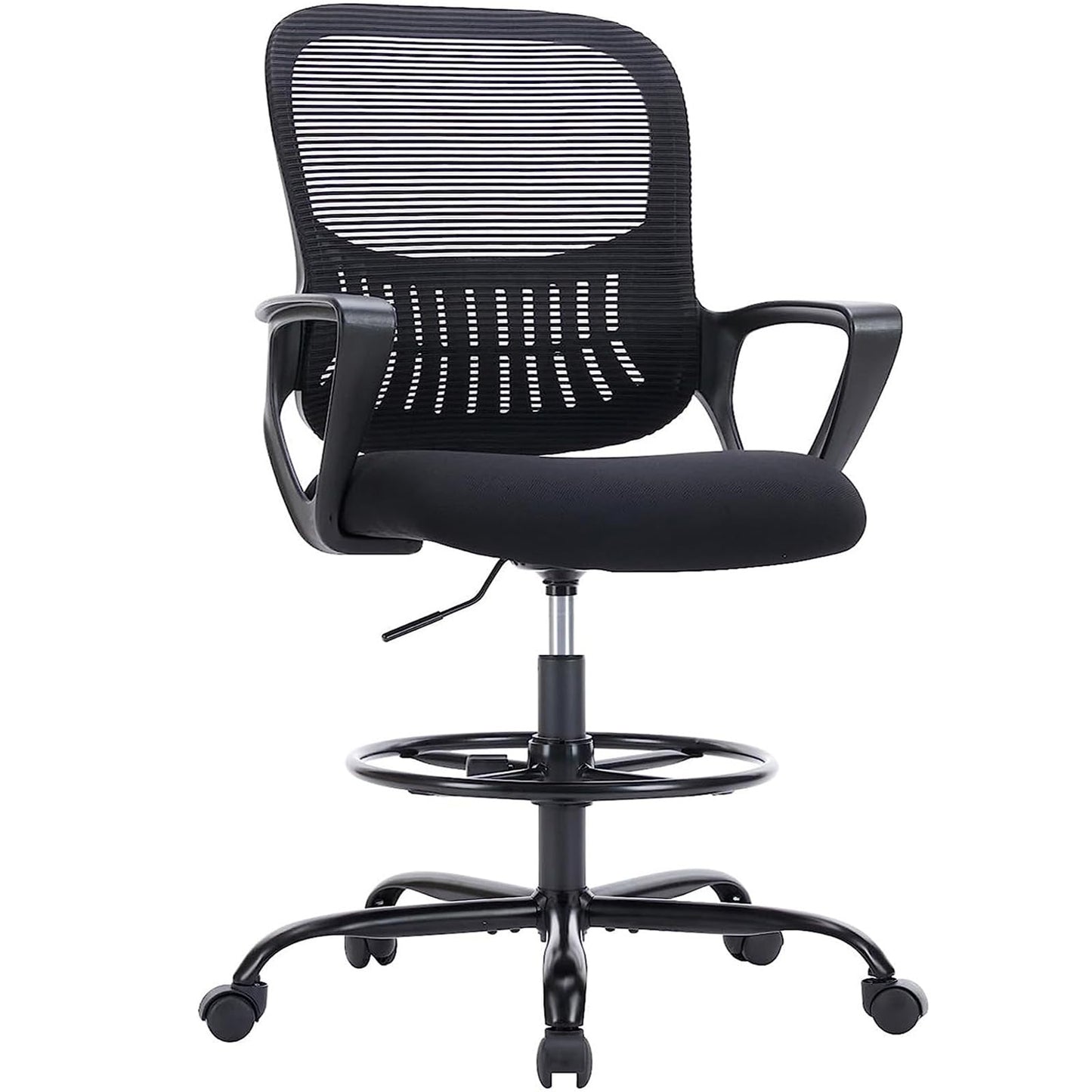 CONCETTA Ergonomic Office Home Desk Mesh Fixed Armrest