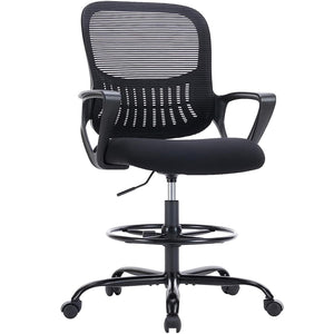 JOINSUN Ergonomic Office Home Desk Mesh Fixed Armrest
