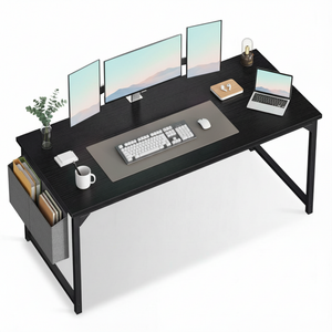 CONCETTA Computer Writing Desk with Storage Bag, Steel Frame for Home Office Study