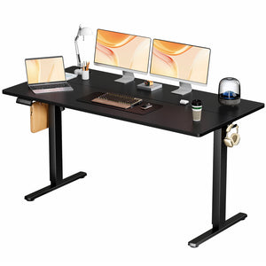 CONCETTA Electric Adjustable Height Standing Desk - 63 x 24 inch Desk Workstation