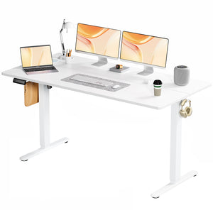 CONCETTA Electric Adjustable Height Standing Desk - 63 x 24 inch Desk Workstation