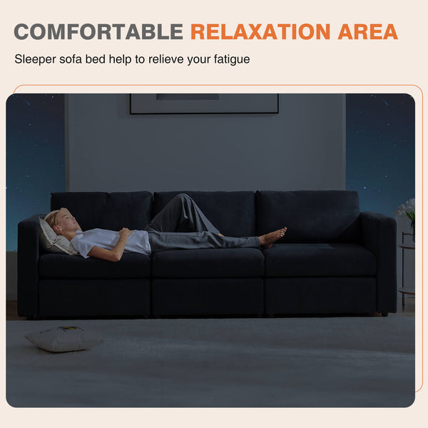 CONCETTA Convertible Sleeper Sofa Bed - Modular Sectional Sofa Set for Living Room, for office, living room, bedroom