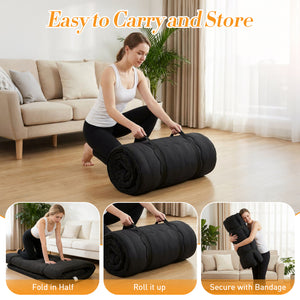 CONCETTA Memory Foam Futon Mattress, Twin Size, Foldable Tatami Floor Mattress with Storage Bag