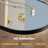 CONCETTA Bathroom Mirror, Decor Arched Wall Mirror, Bedroom Vanity Mirror with Metal Frame