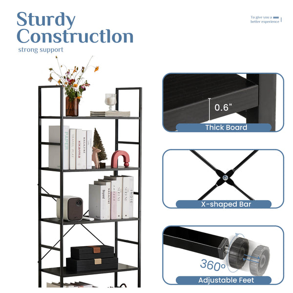 JOINSUN Storage Shelving Unit, Adjustable Metal Wire Racks Heavy Duty Standing Shelf Organizer For Kitchen, Closet, Pantry, Garage, Bathroom, Laundry