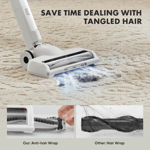 CONCETTA Lightweight Cordless Vacuum Cleaner,  For Home Hard Floor Carpet Pet Hair