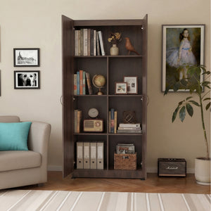 CONCETTA 71 inch Wooden Storage Cabinet, Freestanding Cupboard, 4-Tier Home Organizer for Kitchen, Living Room, Bedroom, Pantry