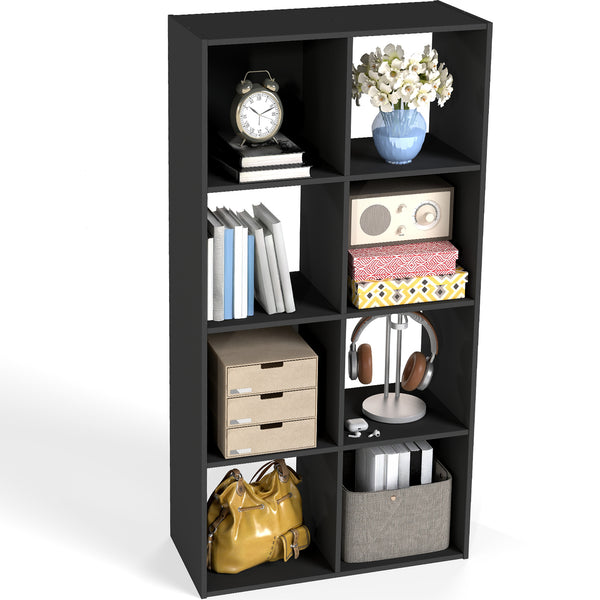 CONCETTA 6/8/9 Cube Storage Organizer, Open Bookshelf with Removable Back Panels for Living Room, Bedroom, Office