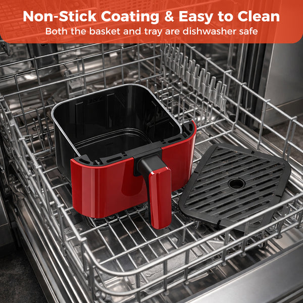 CONCETTA  Air Fryer,Roast, Reheat & Dehydrate, Nonstick Basket & Crisper Plate