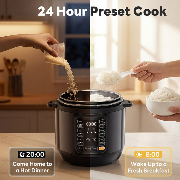 CONCETTA  Electric Pressure Canner 12-in-1 Multi Cooker