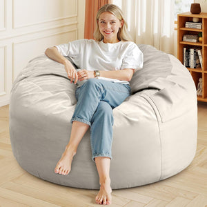 Bean Bag Chairs, 3Ft Bean Bags for Kids Teens, Large Beanbag Chair with Memory Foam Filled and Soft Removable Washable Cover, Comfy Sofa for Living Room Bedroom Dorm