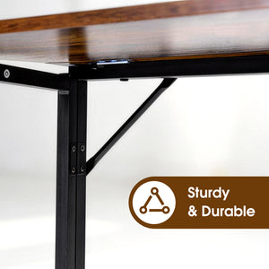 CONCETTA Lightweight Folding Desk 31.5", Space Saving Workstation, Portable Computer Table for Small Home Office & RV, Easy Set Up