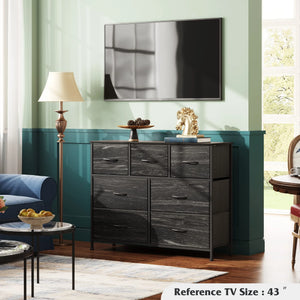 CONCETTA 7-Drawer Fabric Storage Cabinet for Adults, TV Cabinet Sideboard, Organizer Furniture for Living Room, Office, Kitchen, Hallway