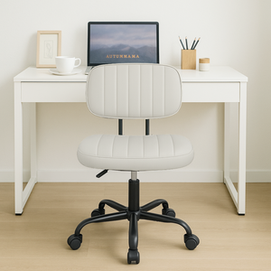 CONCETTA Ergonomic Home Office Mesh Desk Chair, Small Space, Armless Rolling Chair for Adults