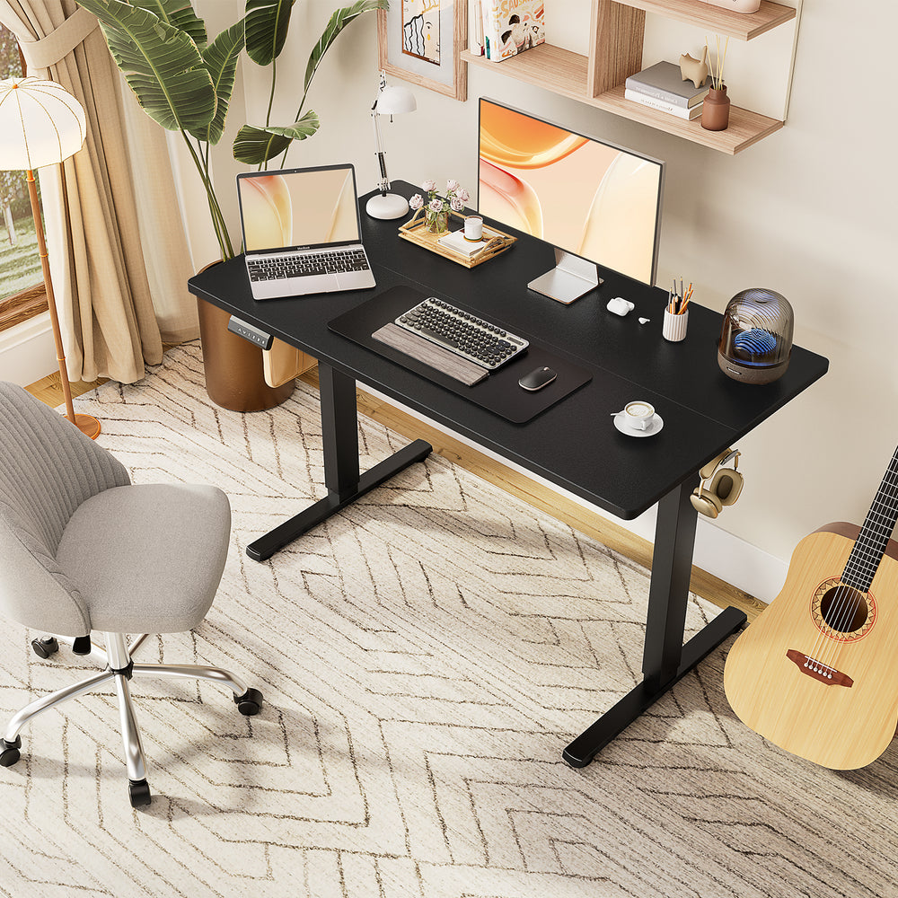 CONCETTA Electric Adjustable Height Standing Desk - 63 x 24 inch Desk Workstation