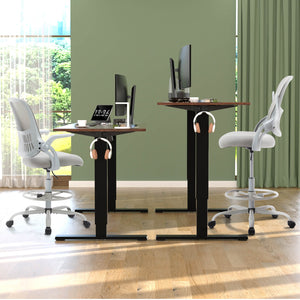 CONCETTA Office Computer Desk Chair, Ergonomic Chair with Flip-up Armrests and Lumbar Support, Height Adjustable, Breathable Mesh Back