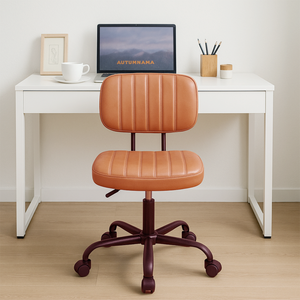CONCETTA Ergonomic Home Office Mesh Desk Chair, Small Space, Armless Rolling Chair for Adults