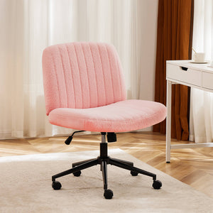 CONCETTA Cross-legged chair without armrests, with wheels, swivelling, height-adjustable vanity chair, office chair, can be used with fabric dresser