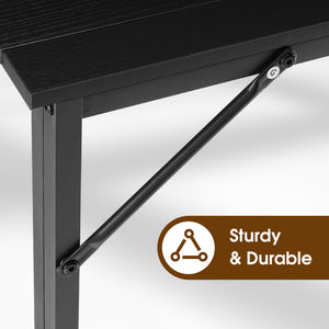 CONCETTA Lightweight Folding Desk 31.5", Space Saving Workstation, Portable Computer Table for Small Home Office & RV, Easy Set Up