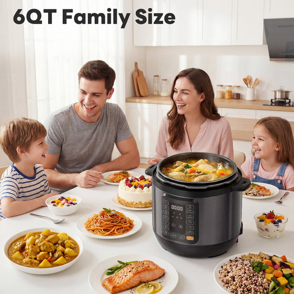 CONCETTA  Electric Pressure Canner 12-in-1 Multi Cooker