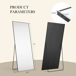 CONCETTA Full Length Mirror Standing Rectangle Floor Mirrors Body Dressing Wall-Mounted Mirror