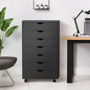 CONCETTA Drawer File Cabinet, Lateral Filing Under Desk Storage Organizer with Wheels for Home Office